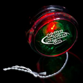 2" Light-Up Green/Clear Yo-Yo with Red LED